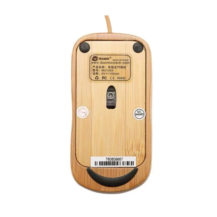 Wired Multimedia Bamboo Mouse Healthy Eco Friendly Fashionable fashion unique everythingbamboo