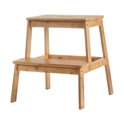 bamboo step stool bamboo stool strong firm sturdy good looking bamboo ladder Unbranded