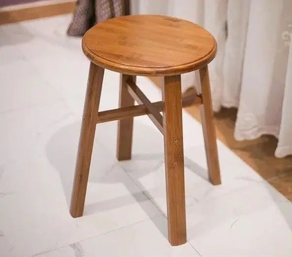 bamboo wooden stool rest stool fishing stool Round bamboo stool vase base 竹凳 everythingbamboo